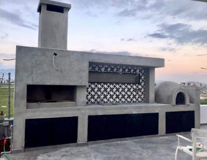 Açık hava barbekü alanı